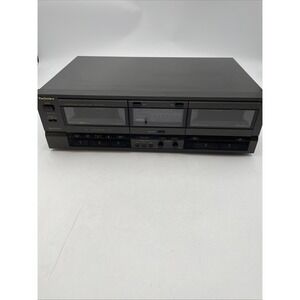 Technics RS-TR157 Double Stereo Cassette Deck Tape Player Recorder -TESTED